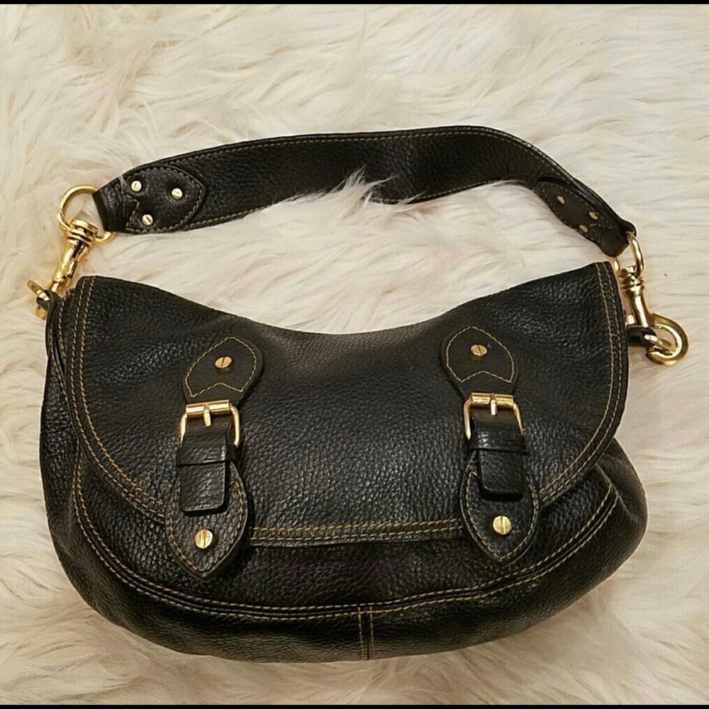 Eric Javits leather shoulder bag